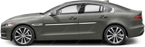 MELEXI Chrome Side Door MOLDING 4 PCS 4 Door S.Steel Compatible with Jaguar XE 2016 Onwards in Saudi Arabia