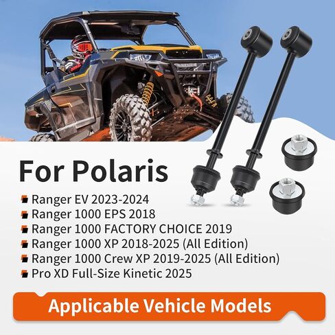 2Pcs Torsion Bar Linkage & Bushing For Polaris Ranger 1000 Crew XP EV 2018-2025 5140916 in Saudi Arabia