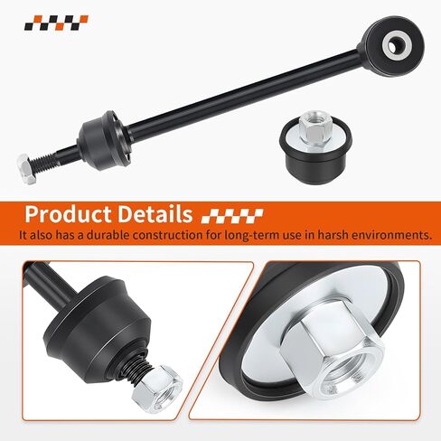 2Pcs Torsion Bar Linkage & Bushing For Polaris Ranger 1000 Crew XP EV 2018-2025 5140916 in Saudi Arabia