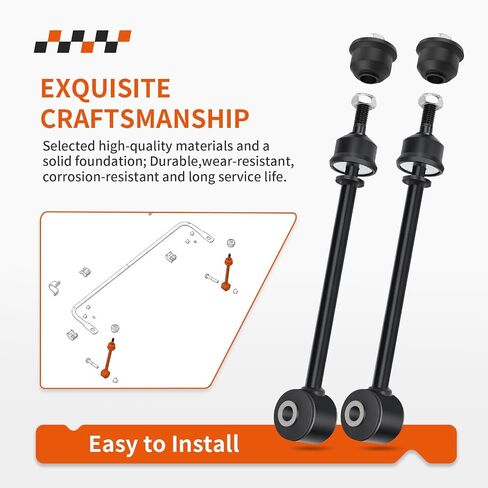 2Pcs Torsion Bar Linkage & Bushing For Polaris Ranger 1000 Crew XP EV 2018-2025 5140916 in Saudi Arabia