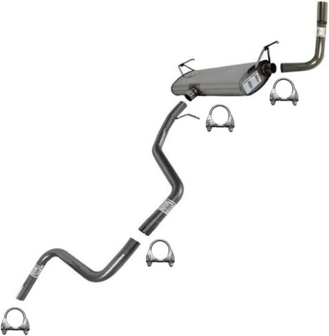 Northeastern Exhaust - Stainless Steel Intermediate Tailpipe Exhaust Muffler compatible with: 2008-2010 Chevy Malibu 2.4L in Saudi Arabia