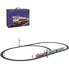 Train Under Christmas Tree,SS7C Alloy Electric Model Train Set with Light and Sound,Passenger Carriages,Model with Large Oval Tracks for Holiday Decor in Saudi Arabia