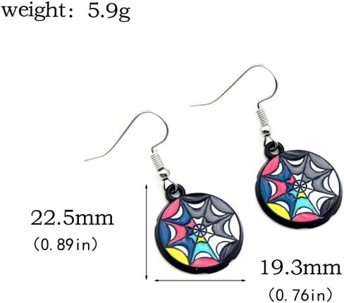 أقراط لآدامز كوسبلاي - أقراط من المينا والمجوهرات والاكسسوارات السلع - هدايا حفلات الهالوين (أ) in Kuwait