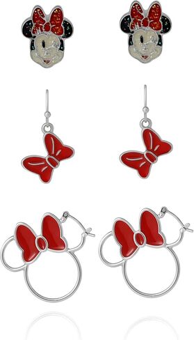 Fashion Minnie and Mickey Mouse Earring Set in Kuwait