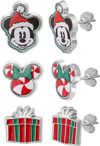 Fashion Minnie and Mickey Mouse Earring Set in Saudi Arabia