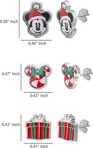 Fashion Minnie and Mickey Mouse Earring Set in Saudi Arabia