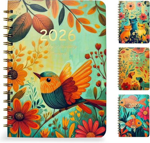 2026 Academic Planner, Jan. 2026 – Dec. 2026 Happy Planner, A5(6.3" x 8.5") Weekly And Monthly Calendar Planning Book, Hardcover Daily Agenda Book With Tabs, School Organizer For Student Teacher (A) in Saudi Arabia