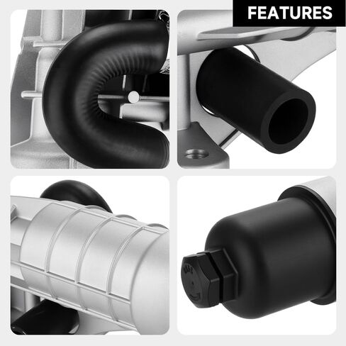 Oil Filter Housing Adapter 2711801410 - Aluminum Alloy Replacement for Mercedes-Benz SLK250 Base 4 Cyl 1.8 L GAS 2012-2015 - Oil Cooler Assembly with O-Ring Seals & Heat-Resistant Design in Saudi Arabia