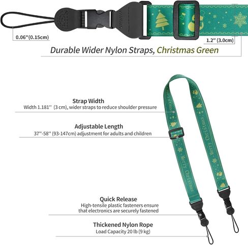 FIEIL Nylon iPad Strap, Adjustable Camera Neck Strap, Comfortable Shoulder Strap for Bags, Cellphone Tablet, Camera, Laptop, Binocular, Luggage Bag (Blue Universal Shoulder Strap) in Kuwait