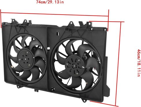 مروحة تبريد المبرد Assy مع استبدال محرك بدون فرش لمازدا CX-5 2019-2024 L4 2.5L PX3515025A PX3515025 in Saudi Arabia
