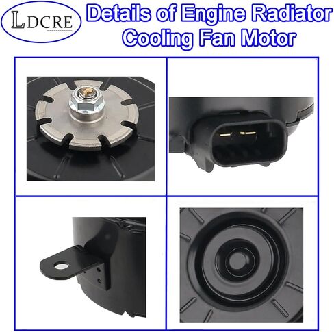 استبدال محرك مروحة تبريد المحرك لـ 2008-2009 Pontiac G8 & 2011 Chevy Caprice، OEM Fit 92191945 مجموعة مروحة تبريد المحرك in Saudi Arabia
