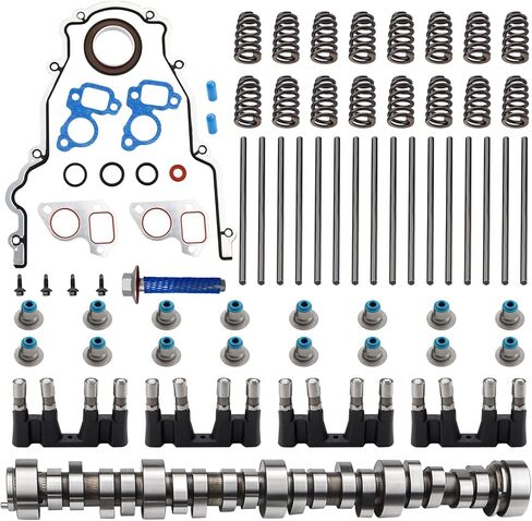 Sloppy Mechanics Stage 2 Camshaft Lifters Install Kit for GM CHEVY 1997-2007 SS2 LS1 4.8 5.3 5.7 6.0 6.2 LS Cam LQ4 LM7 Repalce E1840P HL2148S PR-15740S in Kuwait