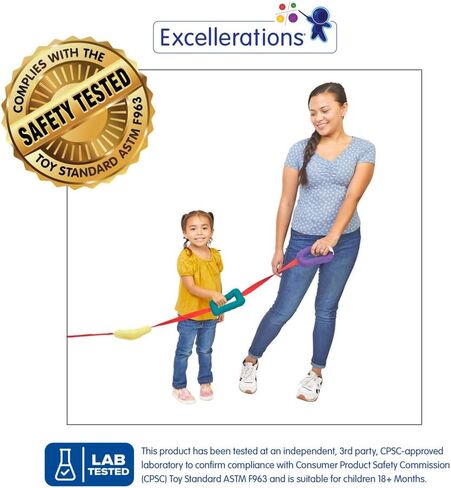 حبل المشي بأشكال ممتازة لمستلزمات الفصول الدراسية للأطفال (طول 14-1/2 بوصة) (المنتج # WALKROPE) in Kuwait