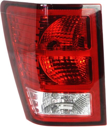 Evan Fischer Tail Light Assembly Compatible with 2007-2010 Jeep Grand Cherokee, Halogen Driver Side With bulb CH2800172 in Saudi Arabia