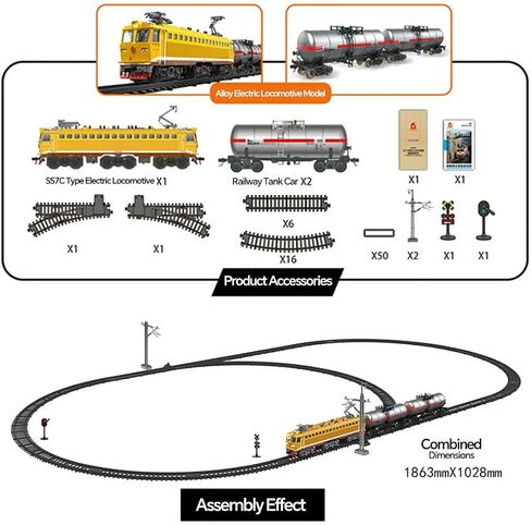 Train Under Christmas Tree,SS7C Alloy Electric Model Train Set with Light and Sound,Passenger Carriages,Model with Large Oval Tracks for Holiday Decor in Saudi Arabia