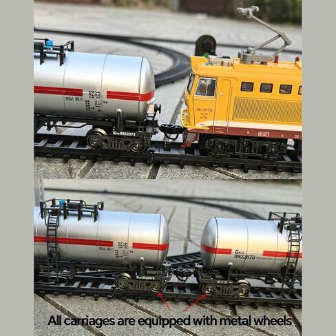 Train Under Christmas Tree,SS7C Alloy Electric Model Train Set with Light and Sound,Passenger Carriages,Model with Large Oval Tracks for Holiday Decor in Saudi Arabia