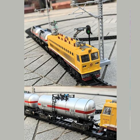Train Under Christmas Tree,SS7C Alloy Electric Model Train Set with Light and Sound,Passenger Carriages,Model with Large Oval Tracks for Holiday Decor in Saudi Arabia