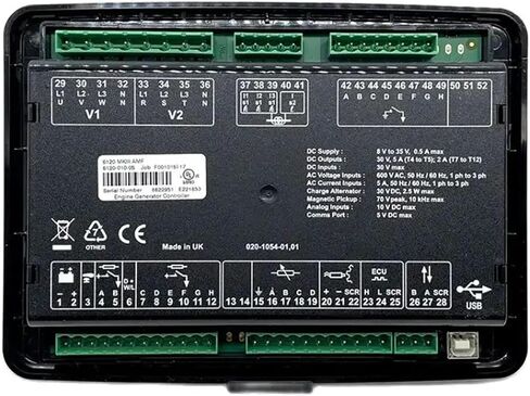 DSE6120 MKIII AMF إيقاف السيارات وحدة تحكم بالمولد وحدة التحكم قطع غيار مولد الديزل (DSE6120 MKIII) in Saudi Arabia