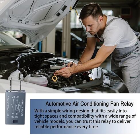 8 قطع مرحل تيار متردد للسيارة 13500114/8385، 12VDC 40A عالي الطاقة 4 دبابيس، متوافق مع معظم المركبات للتيار المتردد ومراوح التبريد والمصابيح الأمامية والأبواق والمزيد من أجهزة السيارات in Kuwait