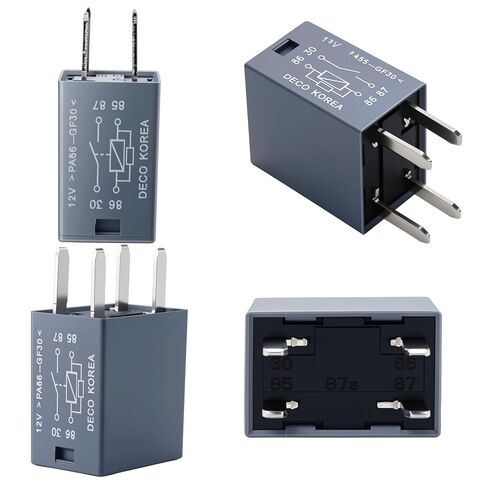 8 قطع مرحل تيار متردد للسيارة 13500114/8385، 12VDC 40A عالي الطاقة 4 دبابيس، متوافق مع معظم المركبات للتيار المتردد ومراوح التبريد والمصابيح الأمامية والأبواق والمزيد من أجهزة السيارات in Kuwait