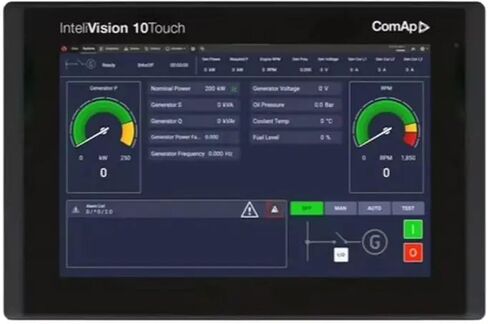 وحدة عرض الألوان من الجيل COMP InteliVision 10Touch Generator يعرض عن بعد وحدة التحكم في مجموعة المولد in Saudi Arabia