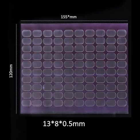 100 Pcs Stickers, Clear Removable Mounting Double Sided Sticky Tack for Wall Hanging, Balloons, Festival, Non-Marking Sticky Dots for Home, Office in Saudi Arabia