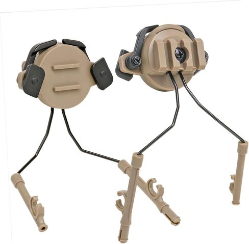 Outdoor Helmet Rail Helmet Ear Muffs Rail Earphones Headphones Helmet Rail Ear Fast Helmet Accessories in Saudi Arabia