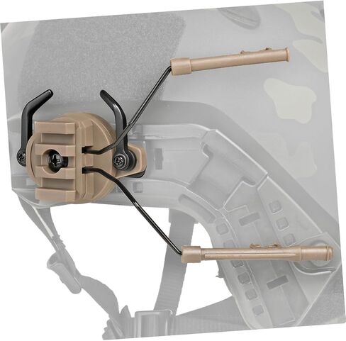 Outdoor Helmet Rail Helmet Ear Muffs Rail Earphones Headphones Helmet Rail Ear Fast Helmet Accessories in Saudi Arabia