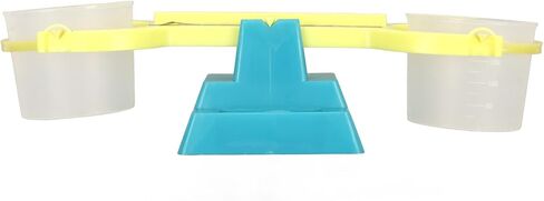 Acouto Plastic Classroom Double Bucket Educational Plastic Kids Students Scale Mass Measurement Teaching Hands On Way to Learn About Weight and Measurement Toys & GamesLearning & in Saudi Arabia