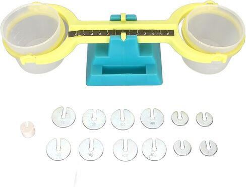 Acouto Plastic Classroom Double Bucket Educational Plastic Kids Students Scale Mass Measurement Teaching Hands On Way to Learn About Weight and Measurement Toys & GamesLearning & in Saudi Arabia