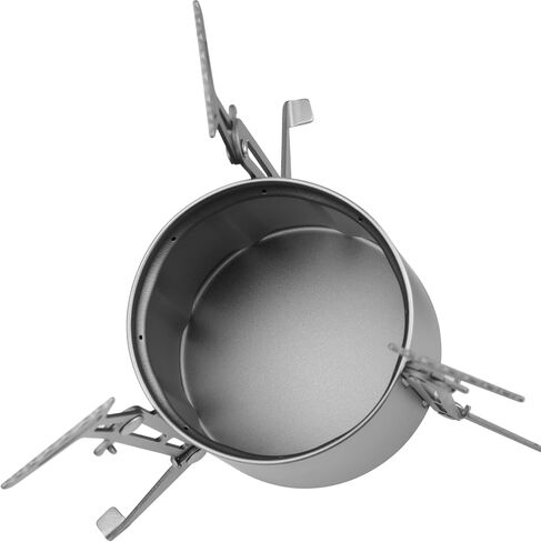 موقد كحول ATiAP، موقد محمول من التيتانيوم للتخييم والمشي لمسافات طويلة مع حقيبة حمل بحامل متقاطع in Kuwait