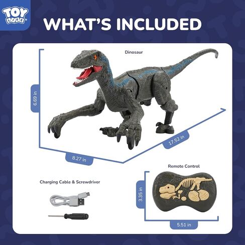 لعبة ديناصور للتحكم عن بعد من STEAM Life، RC T-Rex مع أضواء وأصوات ورذاذ رذاذ، ألعاب ديناصور روبوت للمشي للأولاد من سن 4 إلى 7 سنوات، لعبة ديناصورات كبيرة قابلة لإعادة الشحن هدية ASIN in Kuwait