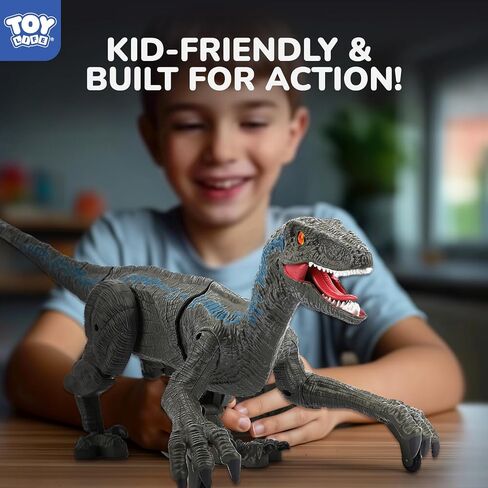 لعبة ديناصور للتحكم عن بعد من STEAM Life، RC T-Rex مع أضواء وأصوات ورذاذ رذاذ، ألعاب ديناصور روبوت للمشي للأولاد من سن 4 إلى 7 سنوات، لعبة ديناصورات كبيرة قابلة لإعادة الشحن هدية ASIN in Kuwait