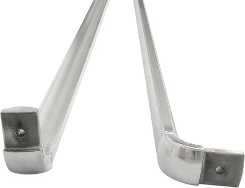 مجموعة كاملة من ذراع قماش القنب لشاحنة التفريغ المصنوعة من الألومنيوم للمقطورة، طقم نظام ذراع قماش القنب الفضي ذو 4 زنبرك يناسب حتى سرير 24 بوصة (الأذرع فقط) in Kuwait