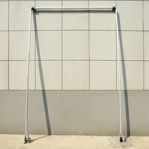 مجموعة كاملة من ذراع قماش القنب لشاحنة التفريغ المصنوعة من الألومنيوم للمقطورة، طقم نظام ذراع قماش القنب الفضي ذو 4 زنبرك يناسب حتى سرير 24 بوصة (الأذرع فقط) in Kuwait