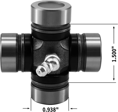 Universal Joint 1000 Series 0.938" x 1.500" Greasable Inside Snap Ring U-Joint Kit in Saudi Arabia