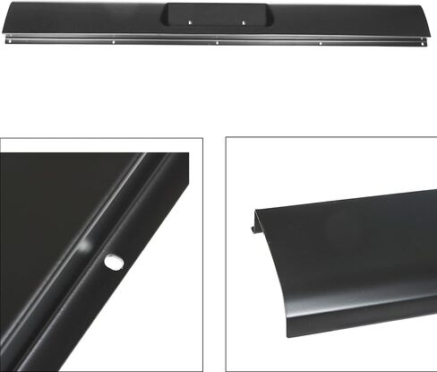 Bumper Roll Pan Rear Black Steel with License Lamp Screws Replacement for 1995-2004 Tacoma in Saudi Arabia