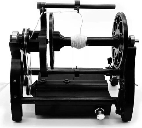 Electric Spinning Wheel, Automatic Yarn Winding Machine, Knitting Wool Yarn Winder, Speed Control, Forward and Reverse, for Yarn Weaving, Mixed Roving Process,Green in Saudi Arabia