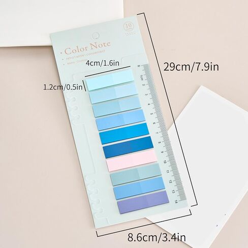 1600 PCS Book Tabs & Sticky Tabs, 80 Colors for File Folders & Labels - 1.6 x 0.5in in Saudi Arabia