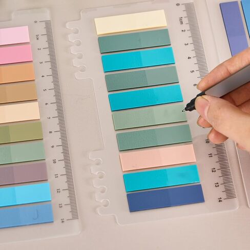 1600 PCS Book Tabs & Sticky Tabs, 80 Colors for File Folders & Labels - 1.6 x 0.5in in Saudi Arabia