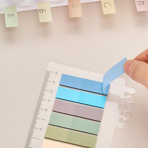 1600 PCS Book Tabs & Sticky Tabs, 80 Colors for File Folders & Labels - 1.6 x 0.5in in Saudi Arabia