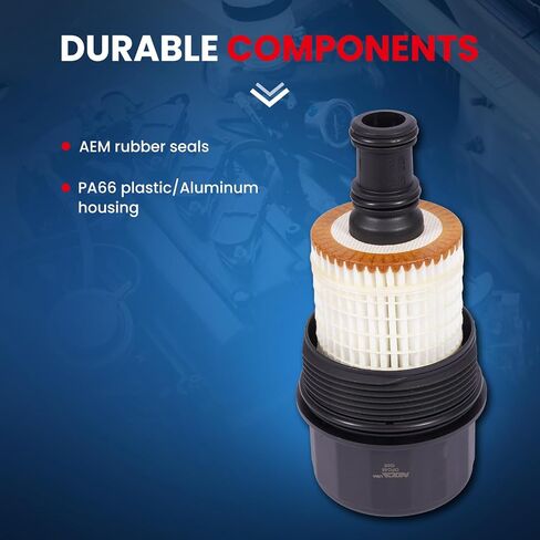 غطاء فلتر زيت MOCA يناسب 06-09 لمرسيدس بنز C230 2.5L/ C280 3.0L/ CLK350 3.5L و 08-12 لـ C300 3.0L و 07-11 لـ CLS550/ E550 5.5L و 11-15 لـ GLK300 3.5L و 06-13 لـ آر 350 3.5 لتر in Kuwait