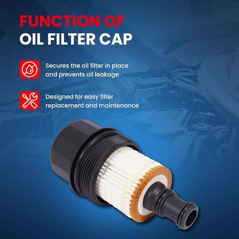 غطاء فلتر زيت MOCA يناسب 06-09 لمرسيدس بنز C230 2.5L/ C280 3.0L/ CLK350 3.5L و 08-12 لـ C300 3.0L و 07-11 لـ CLS550/ E550 5.5L و 11-15 لـ GLK300 3.5L و 06-13 لـ آر 350 3.5 لتر in Kuwait