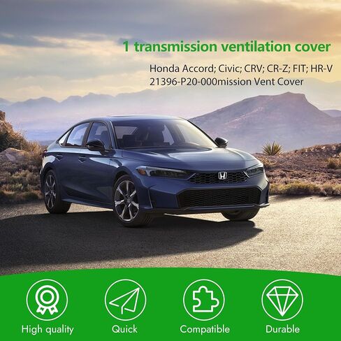21396-P20-000 21396P20000 Transmission Breather Cap Black Transmission Vent Cap Compatible with Honda Accord Civic CRV CR-Z Fit HR-V Element Odyssey Crosstour, with Acura MDX RDX TL RLX ILX in Saudi Arabia