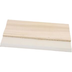 Screen Printing Squeegee Rubber Blade with Wooden Handle Ink Scraper for Hand and Machine Textile Printing Abrasion and Solvent Resistant Tool for Graphic Applications in Kuwait