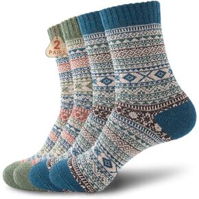 Men’s Winter Socks Crew Cabin Warm Thick Knit Cozy Soft Casual Vintage Winter Wool Cotton Athletic Casual Gifts Man Sock in Saudi Arabia