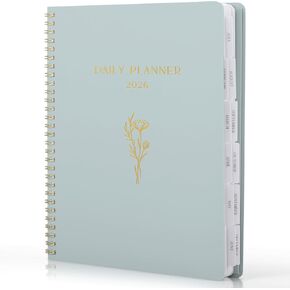 Beautiful 2026 Daily Planner - 7" x 10" Daily Planner for Women or Men with Weekly & Monthly Spreads for Easy Planning - Perfect Calendar Book To Organize All Tasks and Boost Productivity in Saudi Arabia