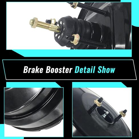 PartsFlow Vacuum Power Brake Booster 53-6006 Compatible with Nissan Xterra Frontier 2000 2001 2002 2003 2004 3.3L V6 2.4L L4 472107B400 without Master Cylinder in Saudi Arabia