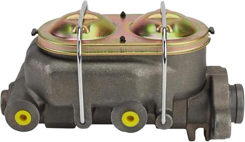Front Power Brake Kit Compatible with 1955–1964 Chevy Passenger Cars, 7'' Single Power Brake Booster with 1'' Bore Master Cylinder in Saudi Arabia