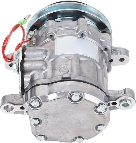 SUNGOOYUE PC56-7 Air Conditioning Compressor, Stable Heavy Duty AC Compressor Replacement for Excavator, Sturdy Alloy Steel Material in Saudi Arabia